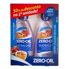 ADOC ZERO-CAL SUCR LIQ100ML 50% DESC 2UN
