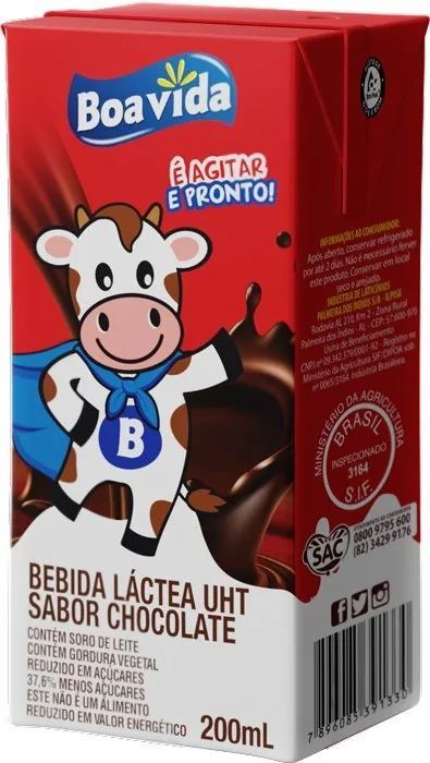 BEB LACTEA BOA VIDA 200ML ACHOCOLATADO | Polybalas