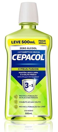 ENX BUCAL CEPACOL 500ML CITRUS FUSION SEM ALCOOL