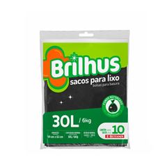 BRILHUS SACO P/LIXO ALMOFADA 30LTS