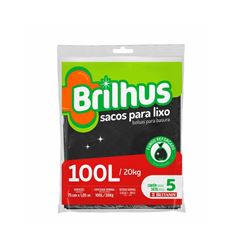 BRILHUS SACO P/LIXO ALMOFADA 100LTS