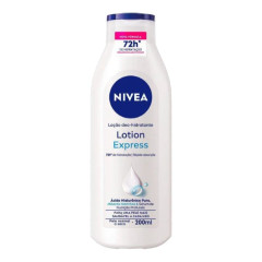 NIVEA LOCAO HIDRATANTE LOTION EXPRESS 48H HIDRATACAO PROFUNDA 200ML