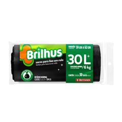 BRILHUS SACO P/LIXO ROLO 30LTS